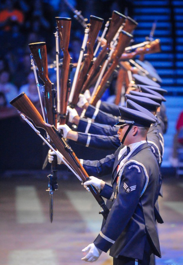 United States Air Force Drill Team. (Photo courtesy of the Virginia Arts Festival)