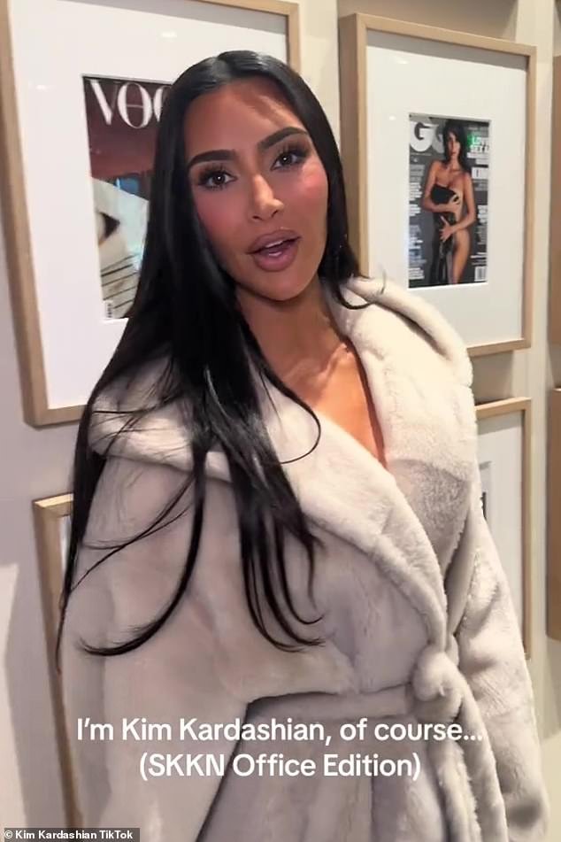 Kim Kardashian Shows Off Luxe Tanning Bed in Lavish Office Tour