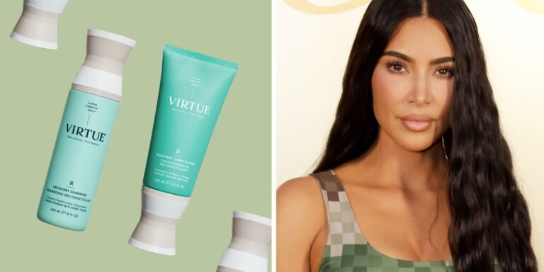 Kim Kardashian and I swear by Virtue’s Strengthening Shampoo!
