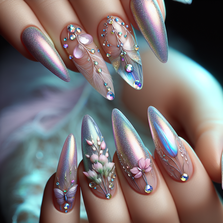Channel Your Inner Fairy With Fairycore Nail Art