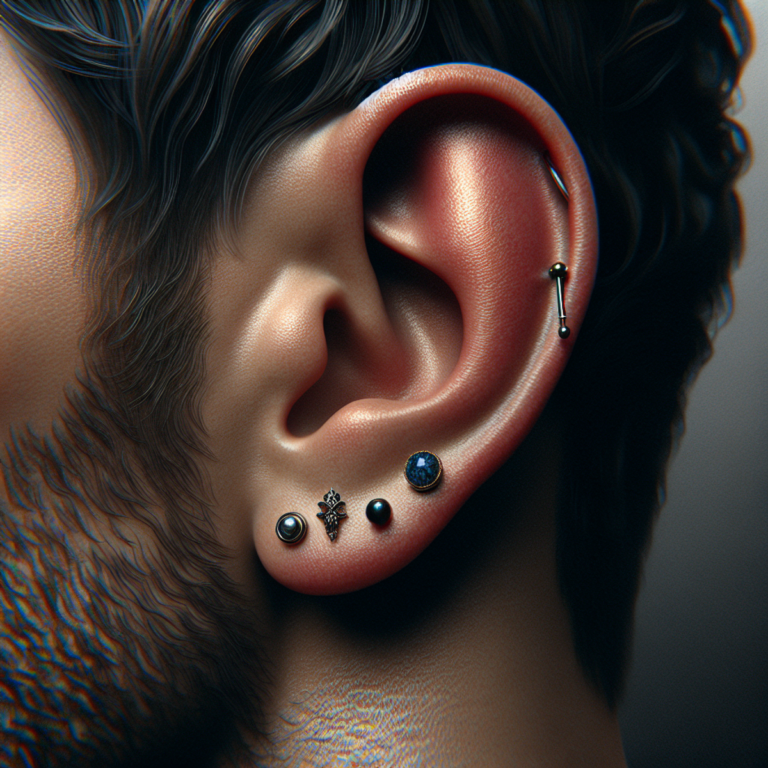 Best Men’s Ear Piercings: Top Styles and Types in 2024