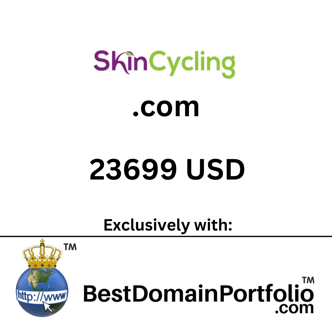 The domain name SkinCycling.com is for sale at: BestDomainPortfolio.com