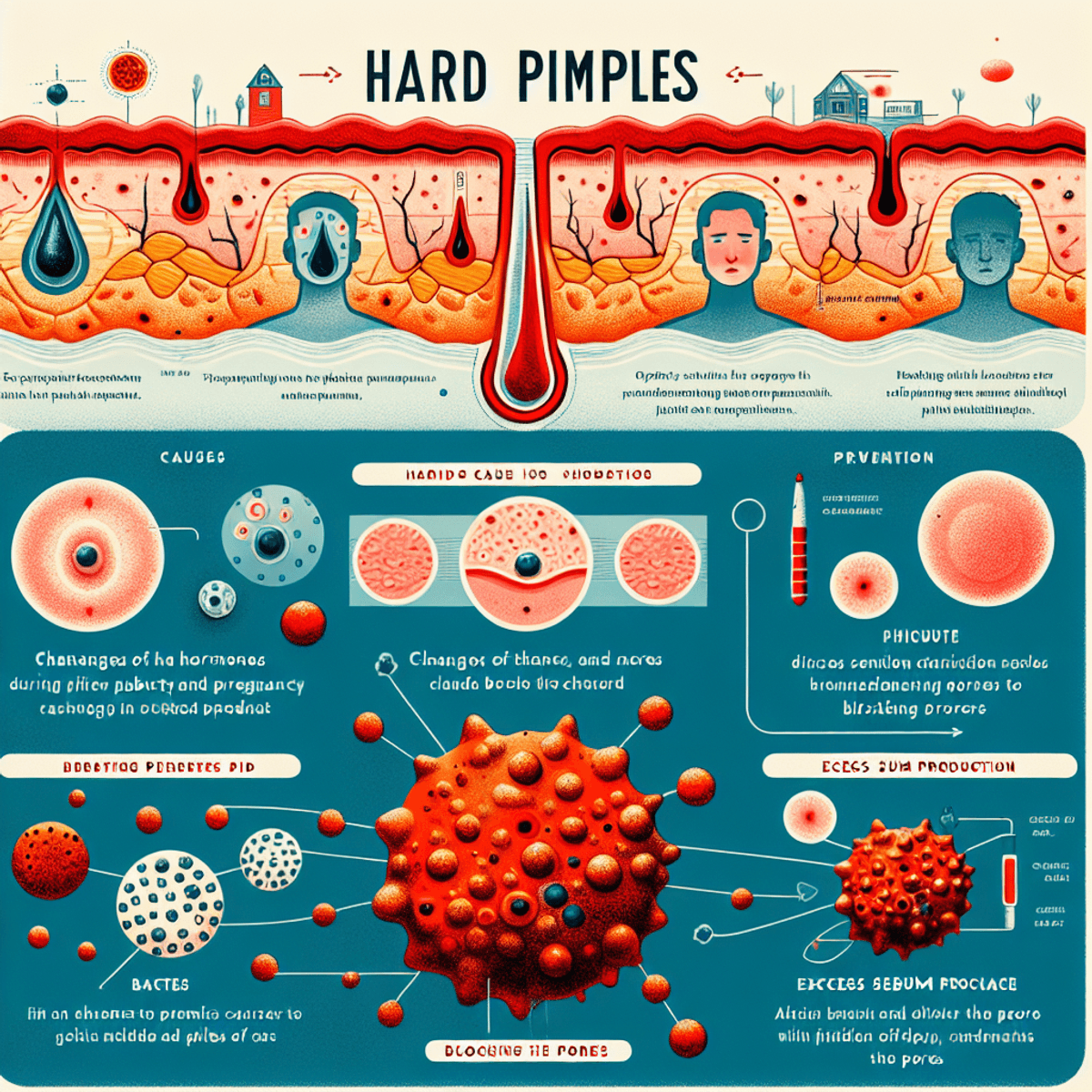 Hard pimples: Treatment, prevention, and causes