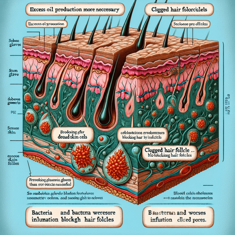 How to get rid of pimples and what causes acne