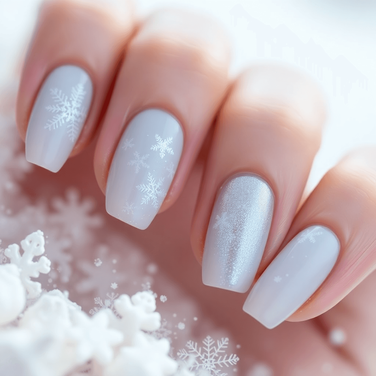 Icy Nail Ideas to Add a Chilly Touch to Your Winter Manicure